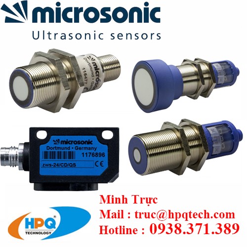 Nhà phân phối Microsonic sensor | Cảm biến siêu âm Microsonic | Cảm biến quang Microsonic